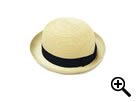 幼稚園帽子：654　麦わら帽　クレマン型